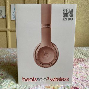 LIKE NEW Beats Solo³ Wireless Headphones Rose Gold